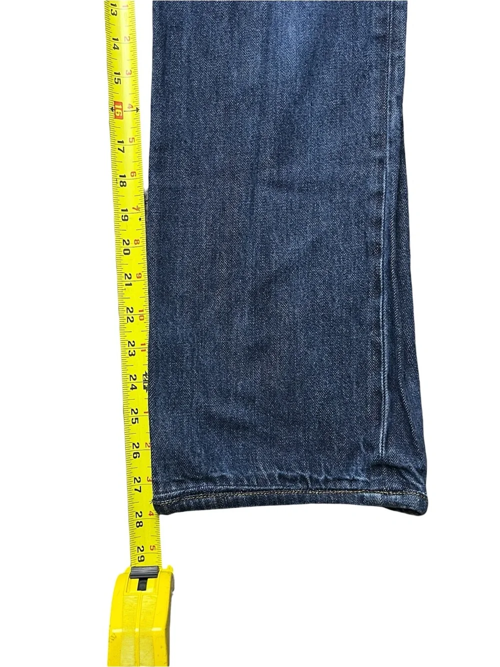 Lacoste Denim Regular Straight Leg Dark Mid Rise Casual Jeans Men Size 32X28
